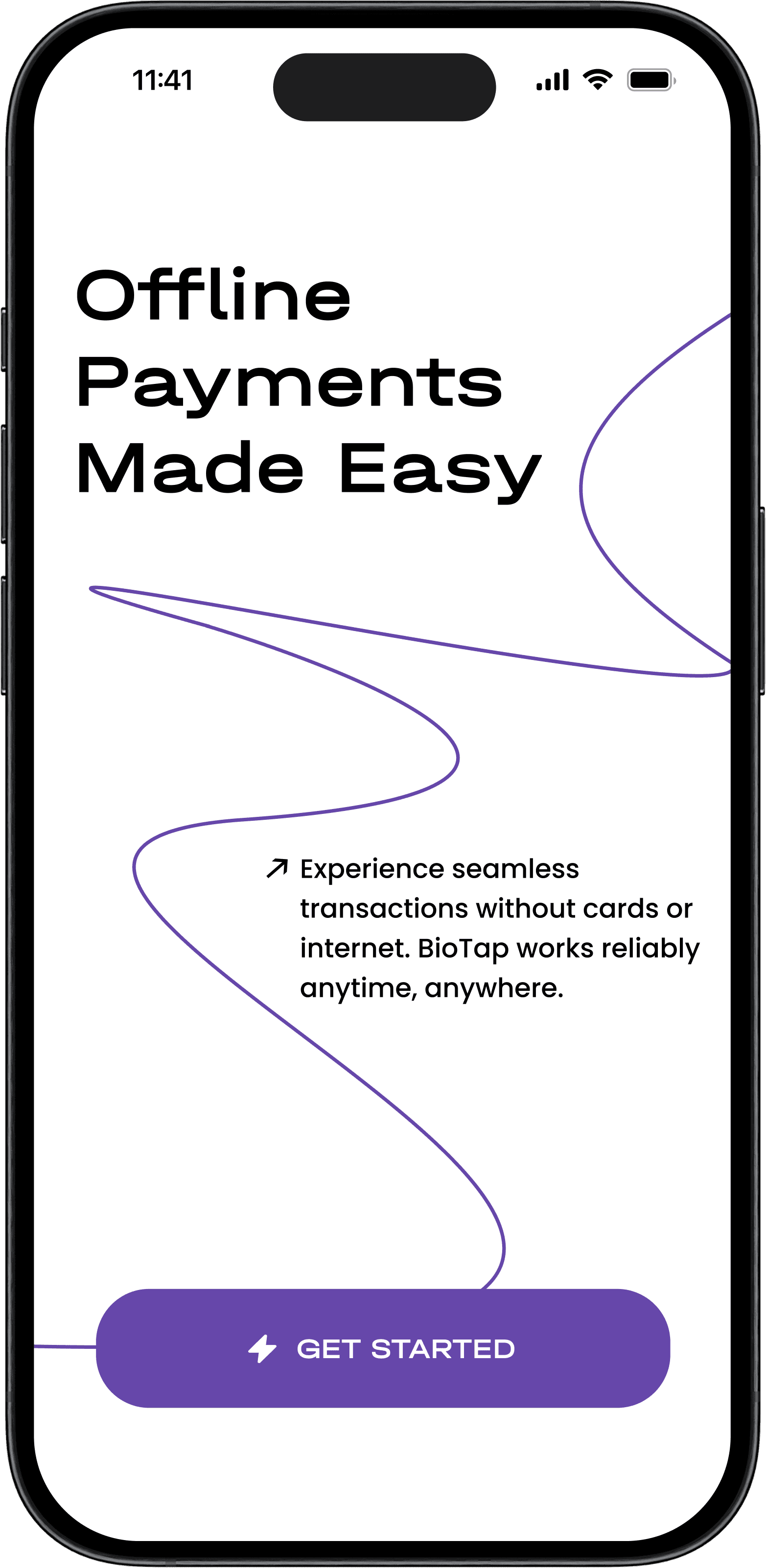 Biotap splash screen