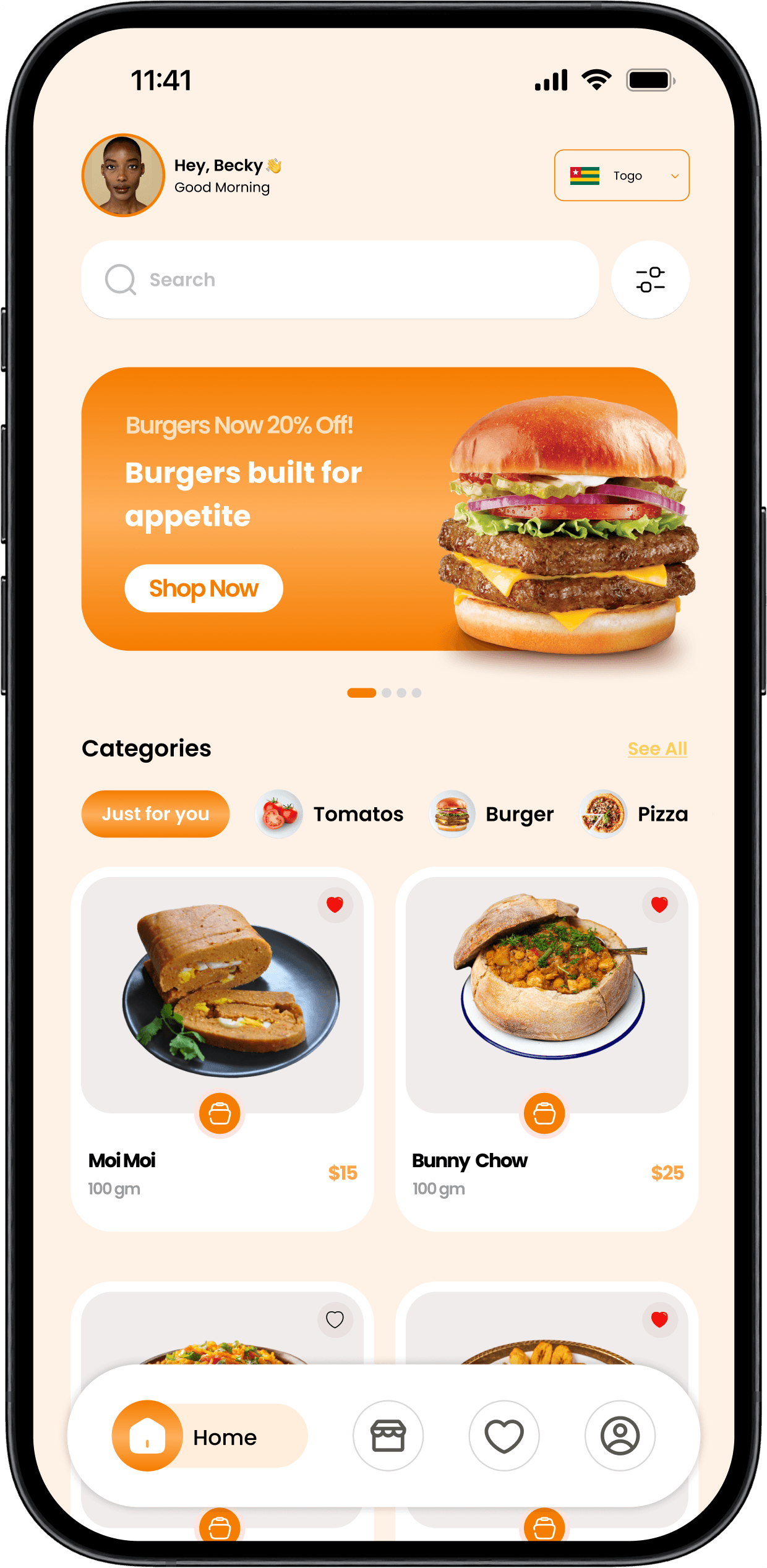 Iyawo marketplace screen
